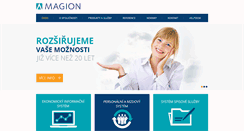 Desktop Screenshot of magion.cz